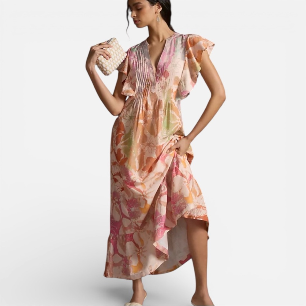 Anthropologie Maeve Cassandra Maxi Dress Size XSP
